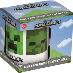 Taza Cerámica Minecraft En Caja Regalo 325 Ml Stor