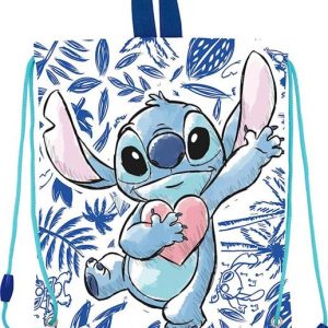 Saco Plano Merienda Stitch Azul