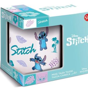 Taza Stitch Cerámica Leaves Pattern 325 ML