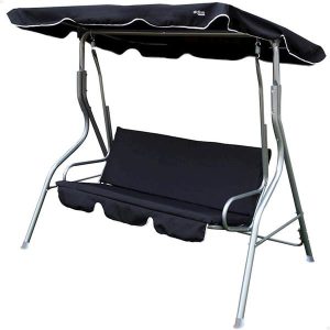 Balancín 3 plazas Negro – Aktive