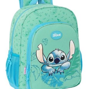 Mochila Junior Stitch Aloha 38 cm