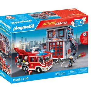 Mega set bomberos Playmobil Action