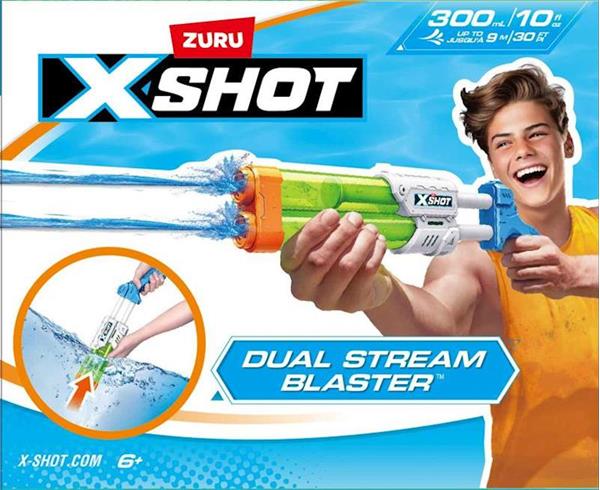 X-Shot Quad Stream Blaster para todas las edades