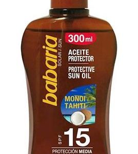 Aceite Protector Solar Monohi TahitiF-15 en Spray 300 ML