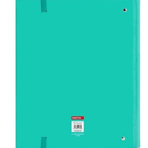 Carpeta Safta Turquesa 4 Anillas