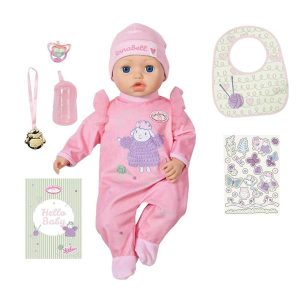 Baby Annabell Muñeca Interactiva con Accesorios 43 cm