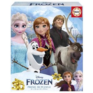 Puzzle Frozen 3D Lenticular 200 piezas Educa
