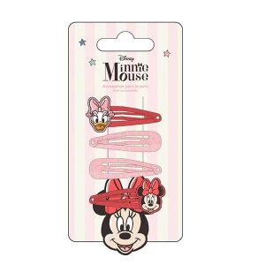 Accesorios Pelo Clips 4 Piezas Minnie