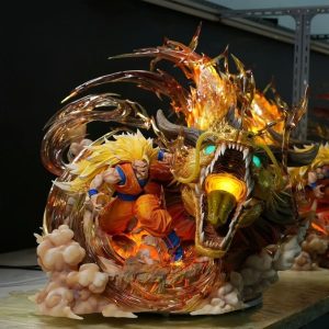 Figura Dragon Ball Son Goku y Shenron – Figura Manga de Colección 28 cm PVC