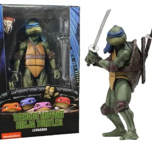 Neca Figura Tortuga Ninja 1990 Leonardo  7″