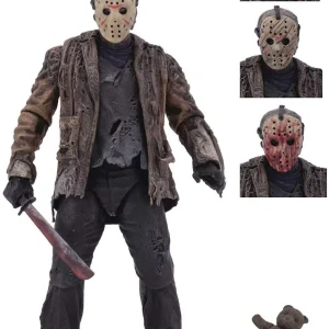 NECA Freddy vs Jason: Figura de acción Ultimate Jason de 7 pulgadas