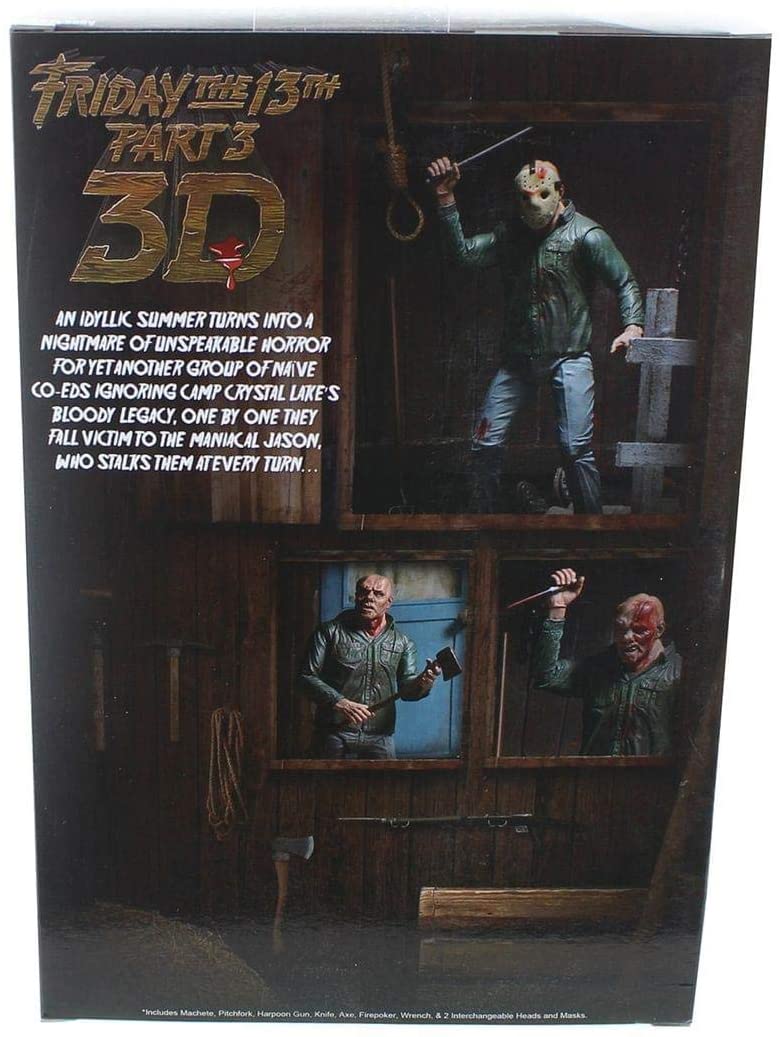 Figura de acción de Jason de Viernes 13 parte 3, 7 pulgadas de NECA - Imagen 3