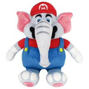 Mario Bros. Wonder Elephant Mario – Peluche de 10 pulgadas