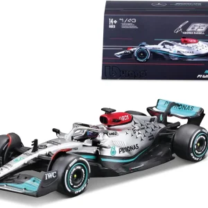 1:43 F1 Merecedes W13 E Performance  con # 65 Russell