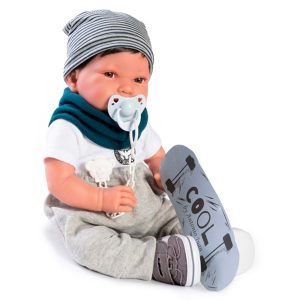 Muñeco Recién Nacido Pipo Skater 42cm