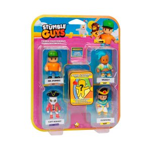 Stumble Guys Pack 5 Figuras Mr Stumble 6cm