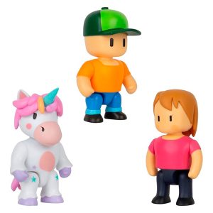 Stumble Guys Pack 3 Figuras Mr Stumble 8cm