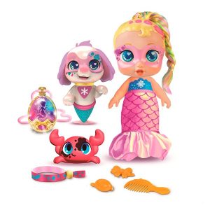 Super Cute Regi Sirena con Perrito