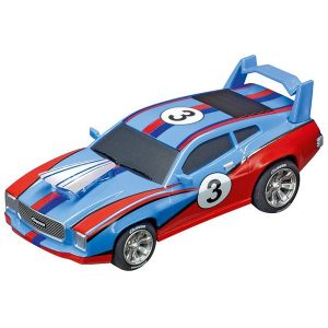 Coche Muscle Car Azul Carrera Go
