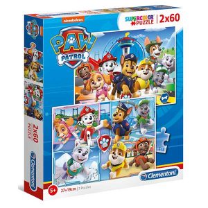 Paw Patrol Puzzle 2x60p