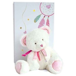 Peluche Oso Rosa en Caja 30cm