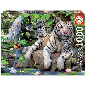Puzzle 1000p Tigres de Bengala