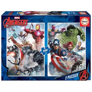 Puzzle 2x500p Avengers