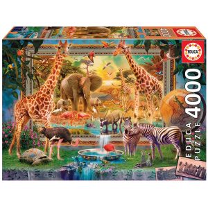Puzzle 4000p Volviendo de la Sabana