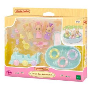 Sylvanian Families 5707 Hora del Baño Trillizos