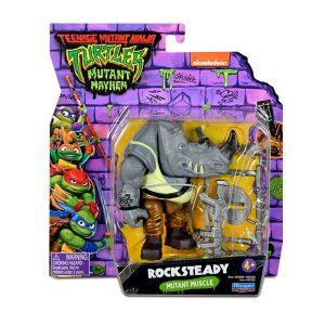 Tortugas Ninja Figura Básica Rocksteady 7cm
