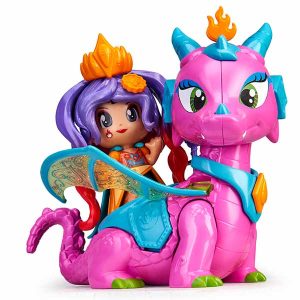 Pinypon Figura Reina Queens y Dragón