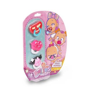 Bellies Pack 3 Chupetes Crazy Dummies