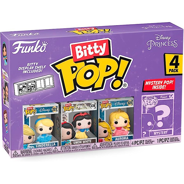 Funko Bitty POP! Disney Princess Pack 4 Figuras S3