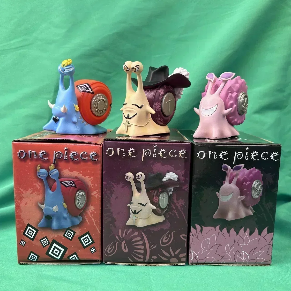 Figuras One Piece Den Den Mushi Luffy/Zan/ Law/ Zoro /Sanji /Chopper - Imagen 4