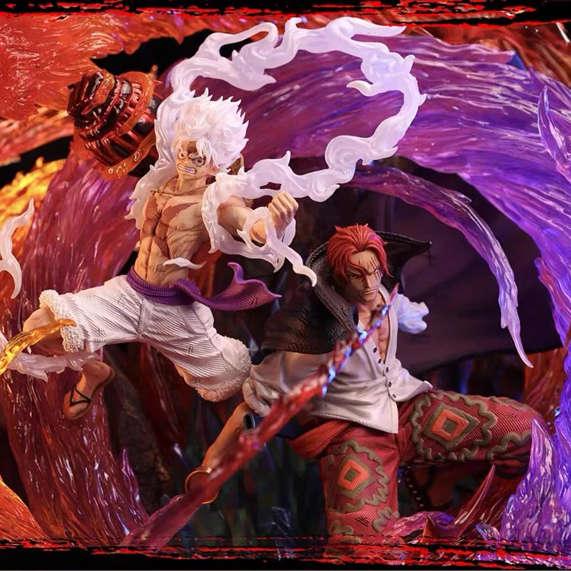 Figuras Anime Shanks y Luffy - Imagen 4