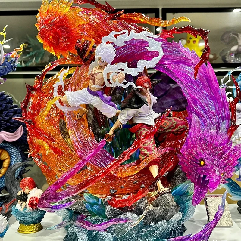 Figuras Anime Shanks y Luffy - Imagen 5