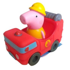 Peppa Pig Mini Vehículo: Bombero 8cm