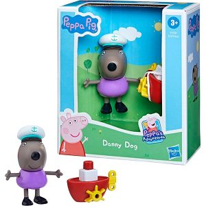 Peppa Pig Figura Danny Dog con Barco