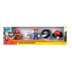 Super Mario Pack 5 Figuras 6cm
