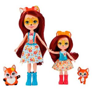 Enchantimals Hermanas Muñecas Felicity y Feana Fox