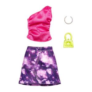 Barbie Look Completo Falda Lila