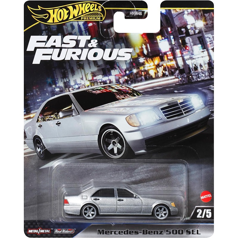 Hot Wheels Fast & Furious Coche Mercedes Benz 500 SEL