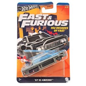 Hot Wheels Fast & Furious Coche ’67 El Camino 1:64