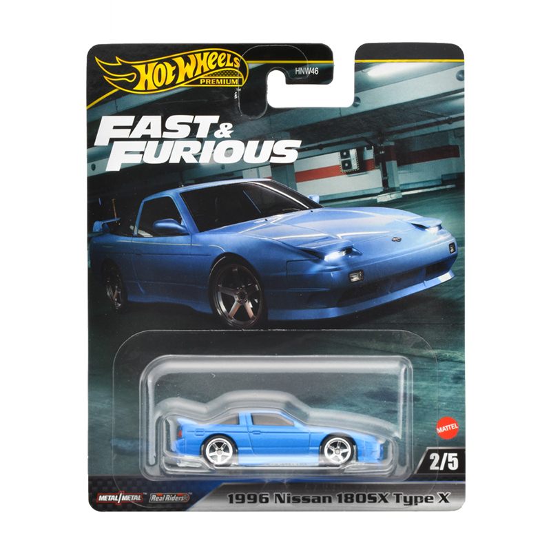 Hot Wheels Coche Fast & Furious 1996 Nissan 180SX Type X