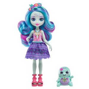 Enchantimals Muñeca Tortuga y Mascota