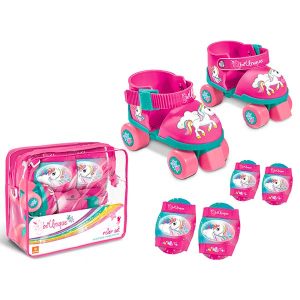 Bolsa Patines y Protecciones Unicornio 22-29