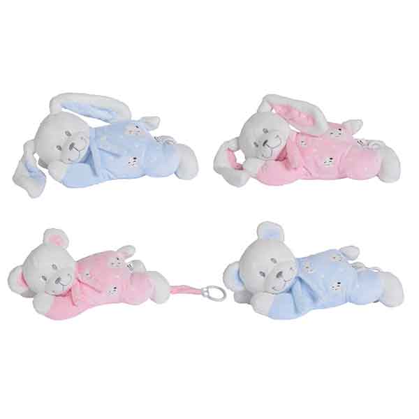 Peluche Infantil Oso-Conejo Musical