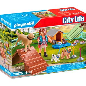 Playmobil 70676 Set de Regalo Entrenadora de Perros