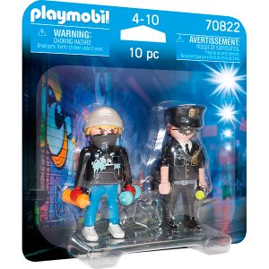 Playmobil 70822 Duo Pack Policía y Vándalo
