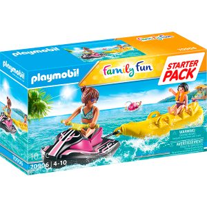 Playmobil Family Fun 70906 Starter Pack Moto de Agua con bote banana